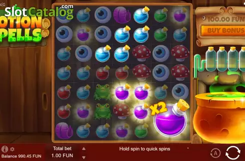 Οθόνη5. Potion Spells Κουλοχέρης