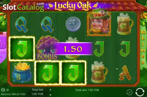 Οθόνη4. Lucky Oak Κουλοχέρης 