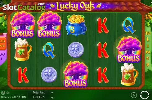 Οθόνη7. Lucky Oak Κουλοχέρης 