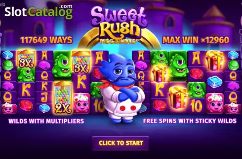 Οθόνη2. Sweet Rush Megaways Κουλοχέρης 
