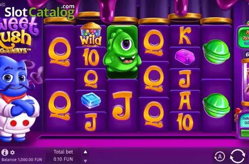 Οθόνη3. Sweet Rush Megaways Κουλοχέρης 