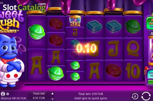 Οθόνη5. Sweet Rush Megaways Κουλοχέρης 