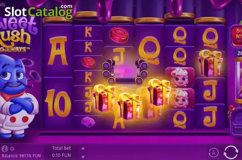 Οθόνη6. Sweet Rush Megaways Κουλοχέρης 