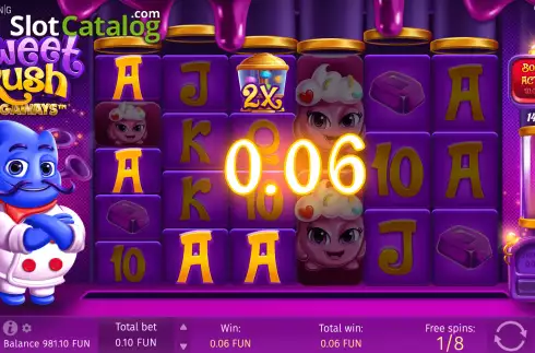 Οθόνη8. Sweet Rush Megaways Κουλοχέρης 
