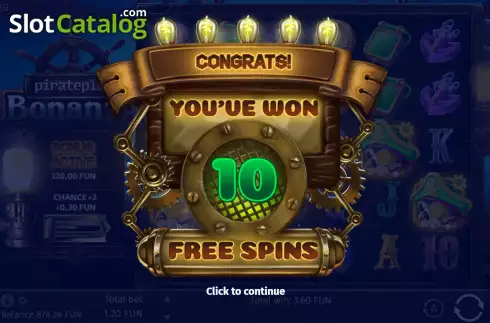 Οθόνη5. Pirateplay Bonanza Κουλοχέρης