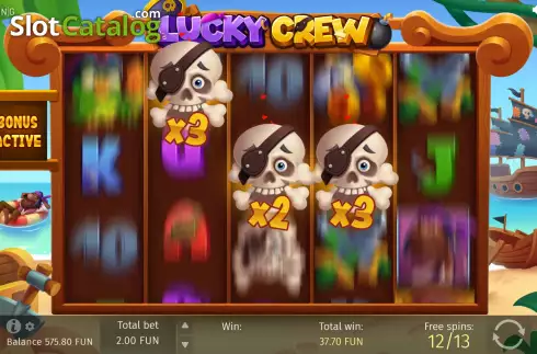 Οθόνη8. Lucky Crew Κουλοχέρης