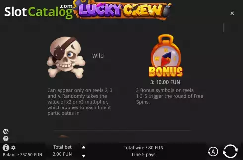 Οθόνη9. Lucky Crew Κουλοχέρης