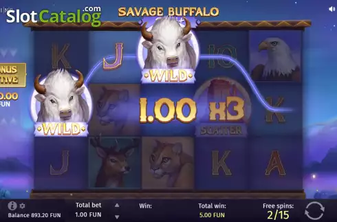 Οθόνη9. Savage Buffalo Spirit Κουλοχέρης