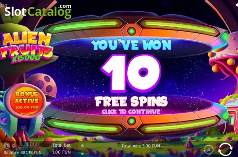 Οθόνη9. Alien Fruits Κουλοχέρης 