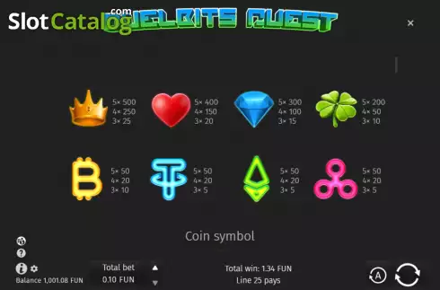 Οθόνη7. Duelbits Quest Κουλοχέρης 