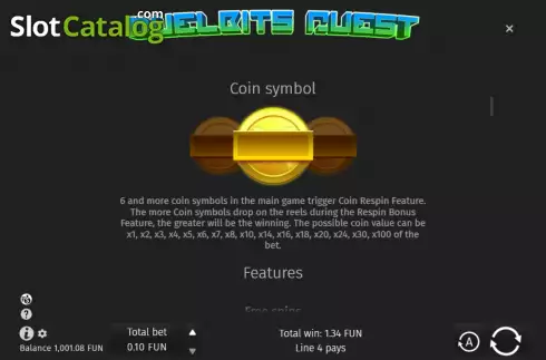 Οθόνη8. Duelbits Quest Κουλοχέρης 