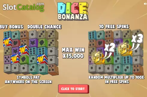 Οθόνη2. Dice Bonanza Κουλοχέρης