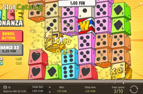 Οθόνη8. Dice Bonanza Κουλοχέρης