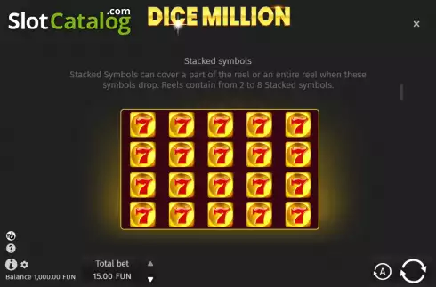 Οθόνη6. Dice Million Κουλοχέρης