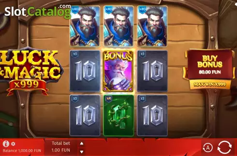 Οθόνη3. Luck & Magic Κουλοχέρης