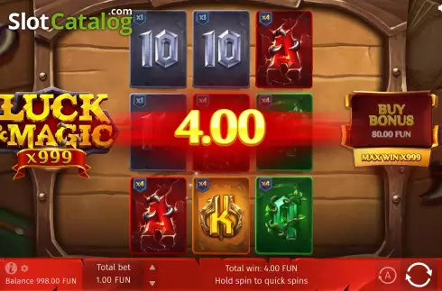 Οθόνη4. Luck & Magic Κουλοχέρης