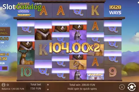 Οθόνη6. Savage Buffalo Spirit Megaways Κουλοχέρης