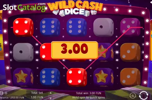 Οθόνη3. Wild Cash Dice Κουλοχέρης 