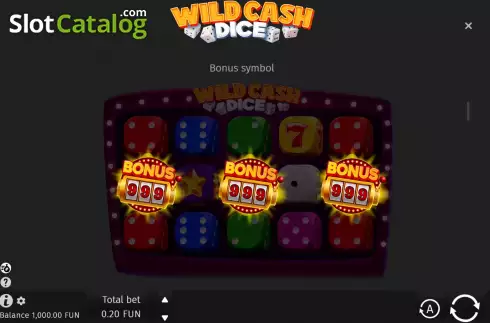 Οθόνη9. Wild Cash Dice Κουλοχέρης 