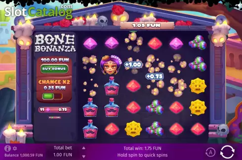 Οθόνη4. Bone Bonanza Κουλοχέρης