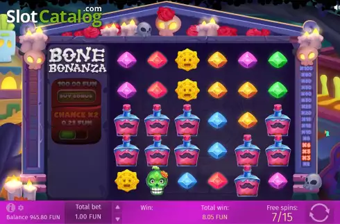 Οθόνη9. Bone Bonanza Κουλοχέρης