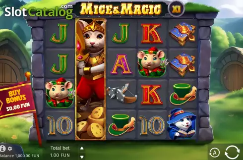 Οθόνη2. Mice and Magic Wonder Spin Κουλοχέρης 