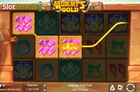 Οθόνη3. Mummy’s Gold Κουλοχέρης