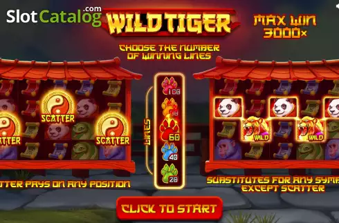 Οθόνη2. Wild Tiger (BGaming) Κουλοχέρης 