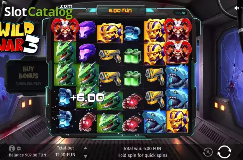 Οθόνη3. Wild War 3 Κουλοχέρης