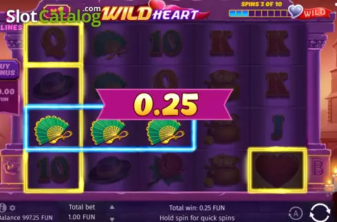Οθόνη3. Wild Heart Κουλοχέρης