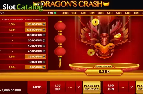 Οθόνη3. Dragon's Crash Κουλοχέρης