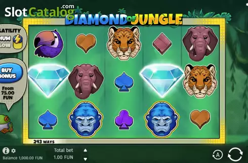 Οθόνη2. Diamond Of Jungle Κουλοχέρης