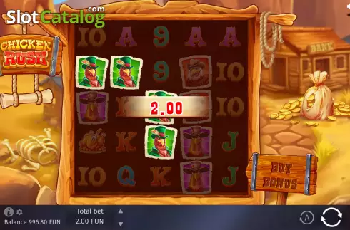 Οθόνη4. Chicken Rush Κουλοχέρης