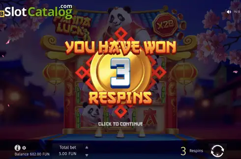 Οθόνη6. Panda Luck (BGAMING) Κουλοχέρης 