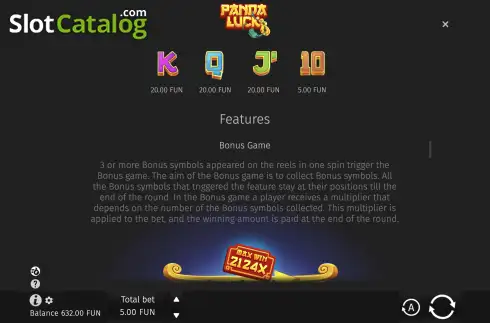 Οθόνη9. Panda Luck (BGAMING) Κουλοχέρης 