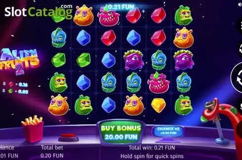 Οθόνη2. Alien Fruits 2 Κουλοχέρης