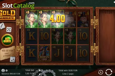 Οθόνη4. Gold Magnate Κουλοχέρης