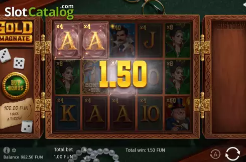 Οθόνη5. Gold Magnate Κουλοχέρης