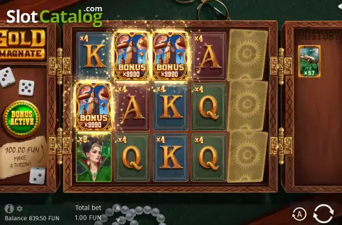 Οθόνη7. Gold Magnate Κουλοχέρης