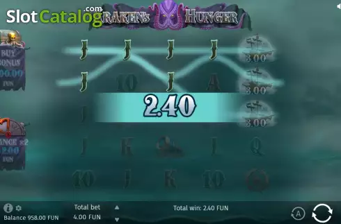 Οθόνη5. Kraken's Hunger Κουλοχέρης