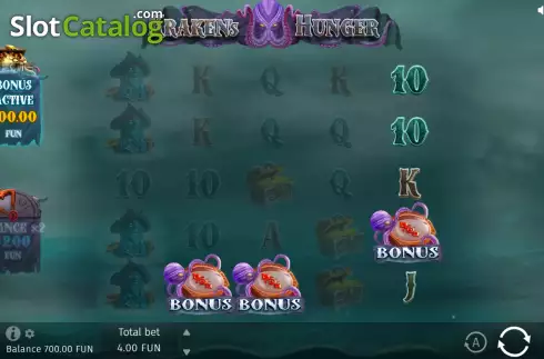 Οθόνη7. Kraken's Hunger Κουλοχέρης