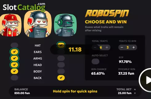 Οθόνη3. Robospin Κουλοχέρης