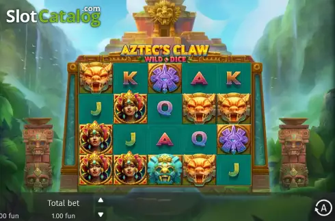 Οθόνη2. Aztec's Claw Wild Dice Κουλοχέρης 