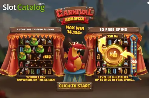 Οθόνη2. Carnival Bonanza Κουλοχέρης