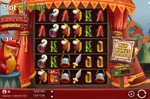 Οθόνη3. Carnival Bonanza Κουλοχέρης
