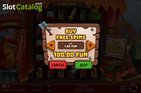 Οθόνη5. Carnival Bonanza Κουλοχέρης
