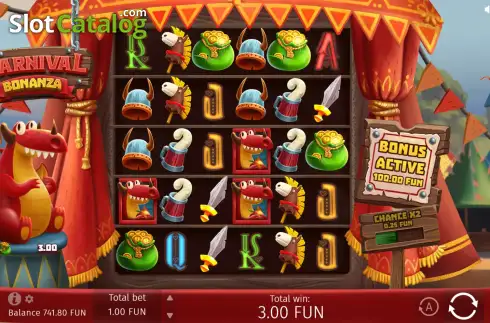 Οθόνη6. Carnival Bonanza Κουλοχέρης