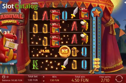 Οθόνη8. Carnival Bonanza Κουλοχέρης