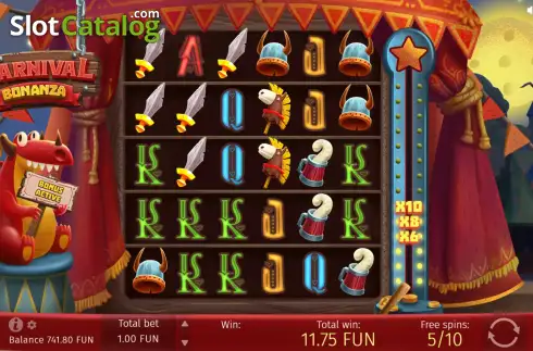 Οθόνη9. Carnival Bonanza Κουλοχέρης