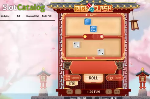 Οθόνη2. Dice Clash Κουλοχέρης